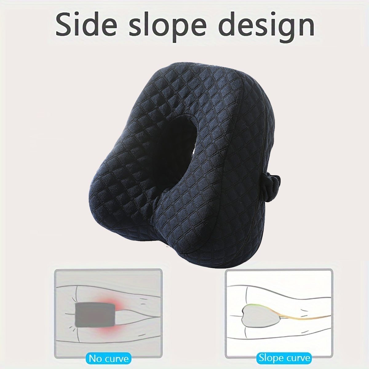 SleepAlign Knee Pillow for Side Sleepers.