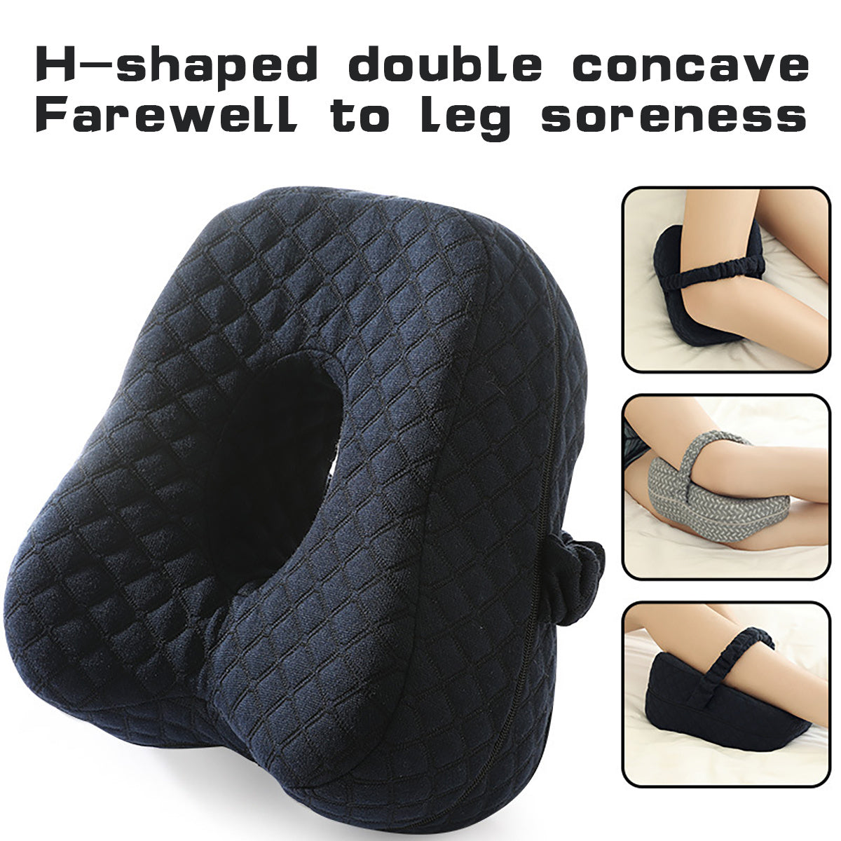 SleepAlign Knee Pillow for Side Sleepers.