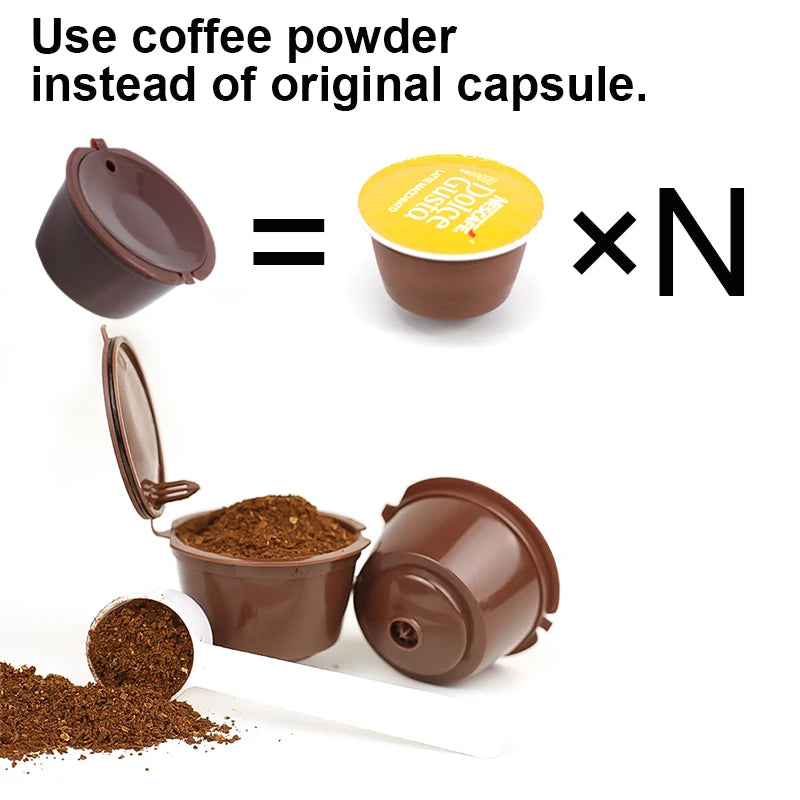 Eco-fee Pod | Reusable Coffee Capsule Filter Set for Nespresso & Dolce Gusto